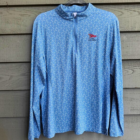 💙 Peter Millar Women’s XL 1/4 Zip LACC 123rd U.S. Open Pullover Golf Top - Picture 3 of 9